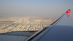 Anflug auf Jeddah